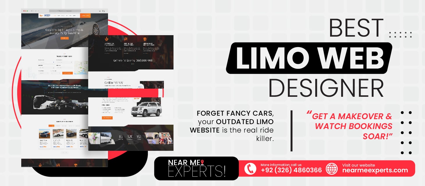 limousine service company website, best limo web designer, best limo website design, limousine web design,